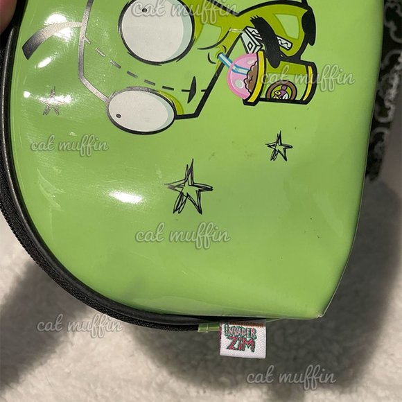 * VERY RARE * INVADER ZIM COSMETIC BAG / GIR - Picture 5 of 7